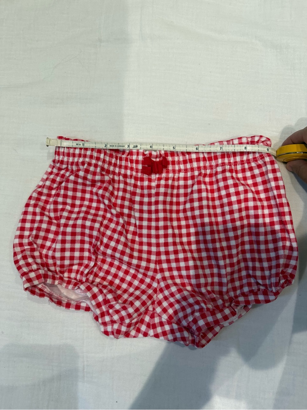 First Impressions Red and White Gingham Baby Shorts 24month